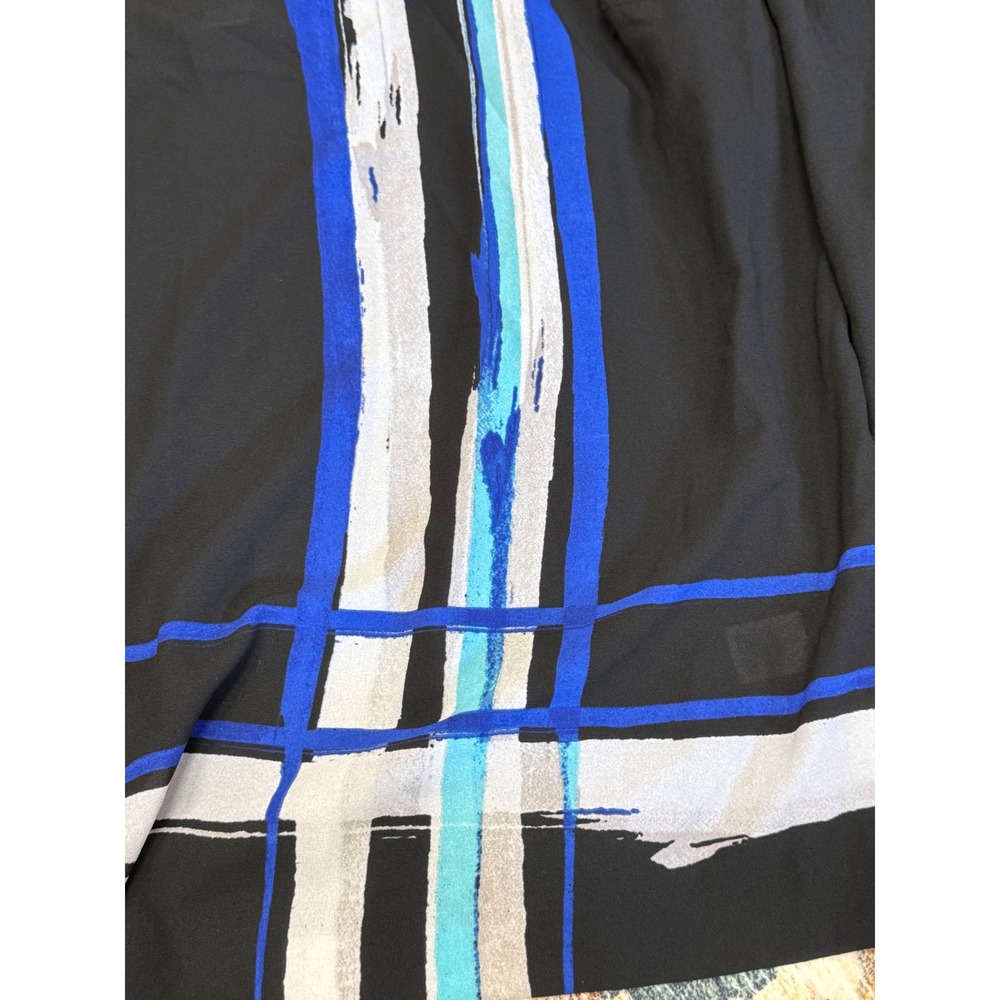 Liz Claiborne Blouse Top Abstract Print Long Sleeve Career Casual 2X - Picture 3 of 5
